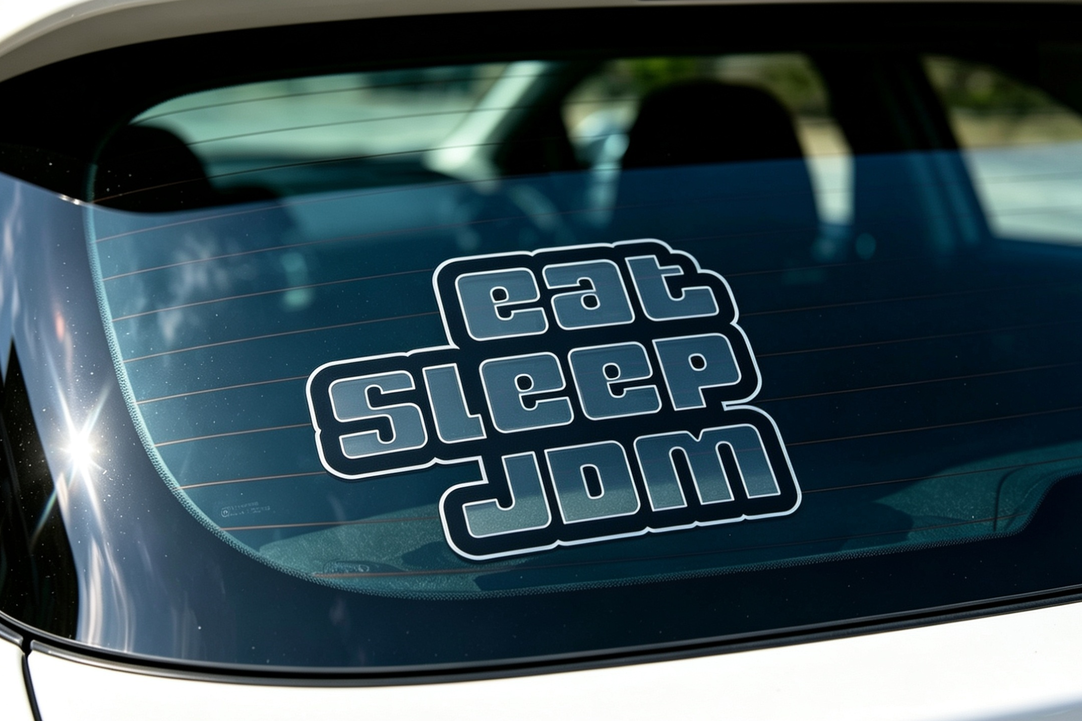 Eat Sleep JDM Decal