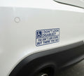 I Don’t Look Disabled? Joke vinyl sticker
