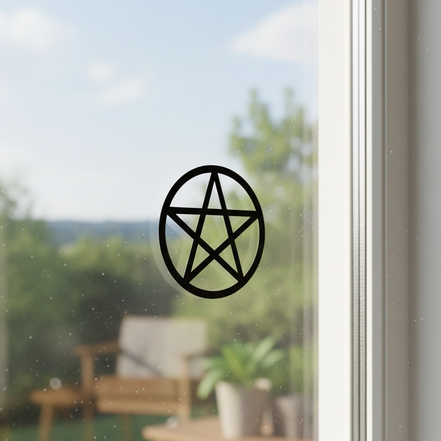 Pentagram Vinyl Sticker
