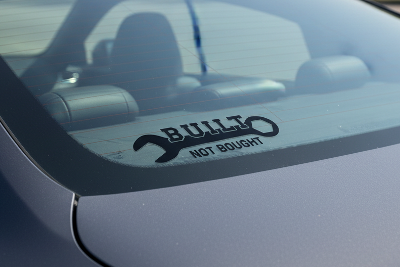 Built not bought
