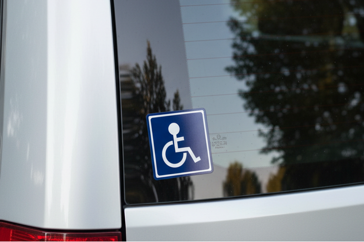 Blue Badge Wheelchair Vinyl Sticker