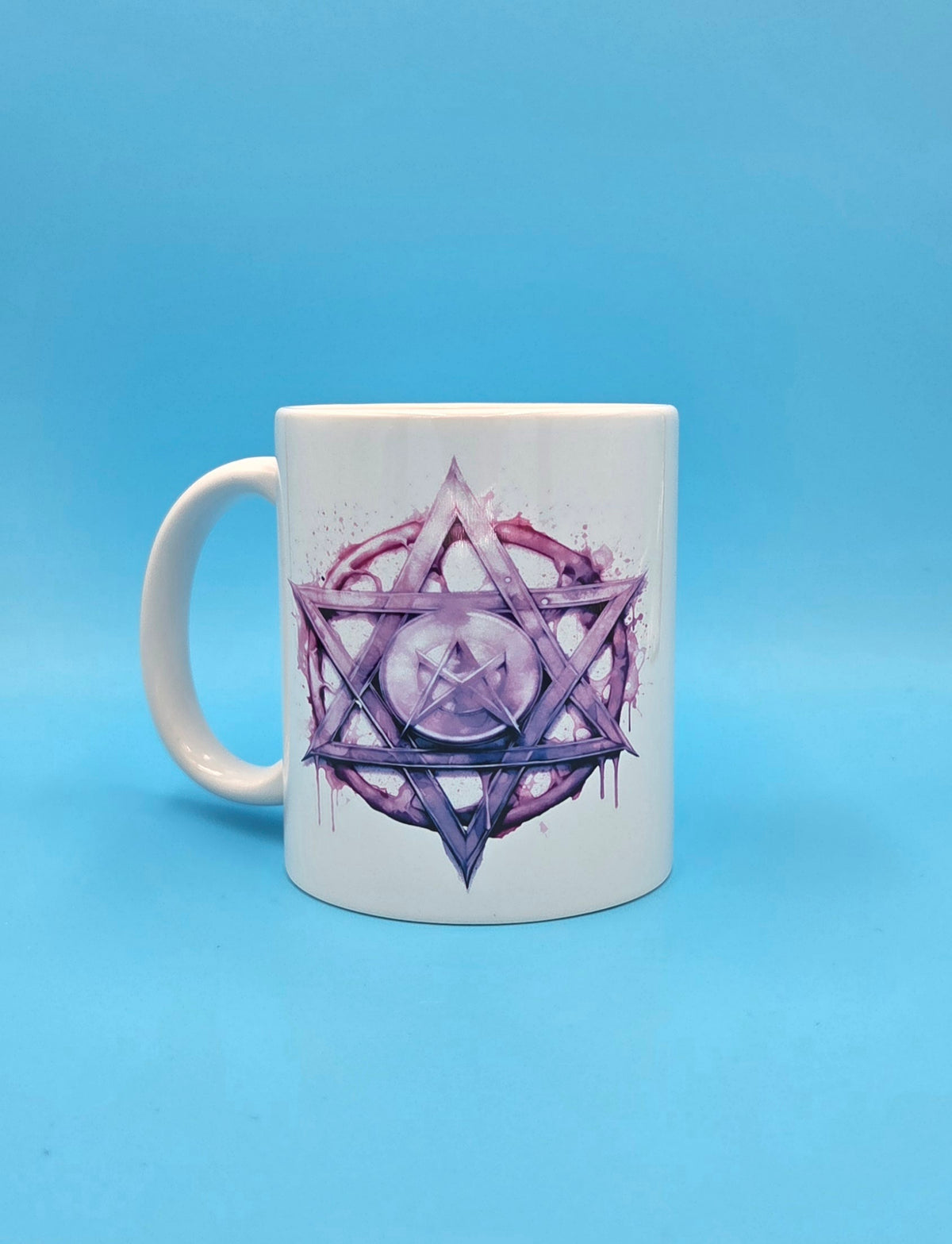 Purple pentagram